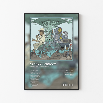 MF DOOM NEHRUVIANDOOM Album Poster