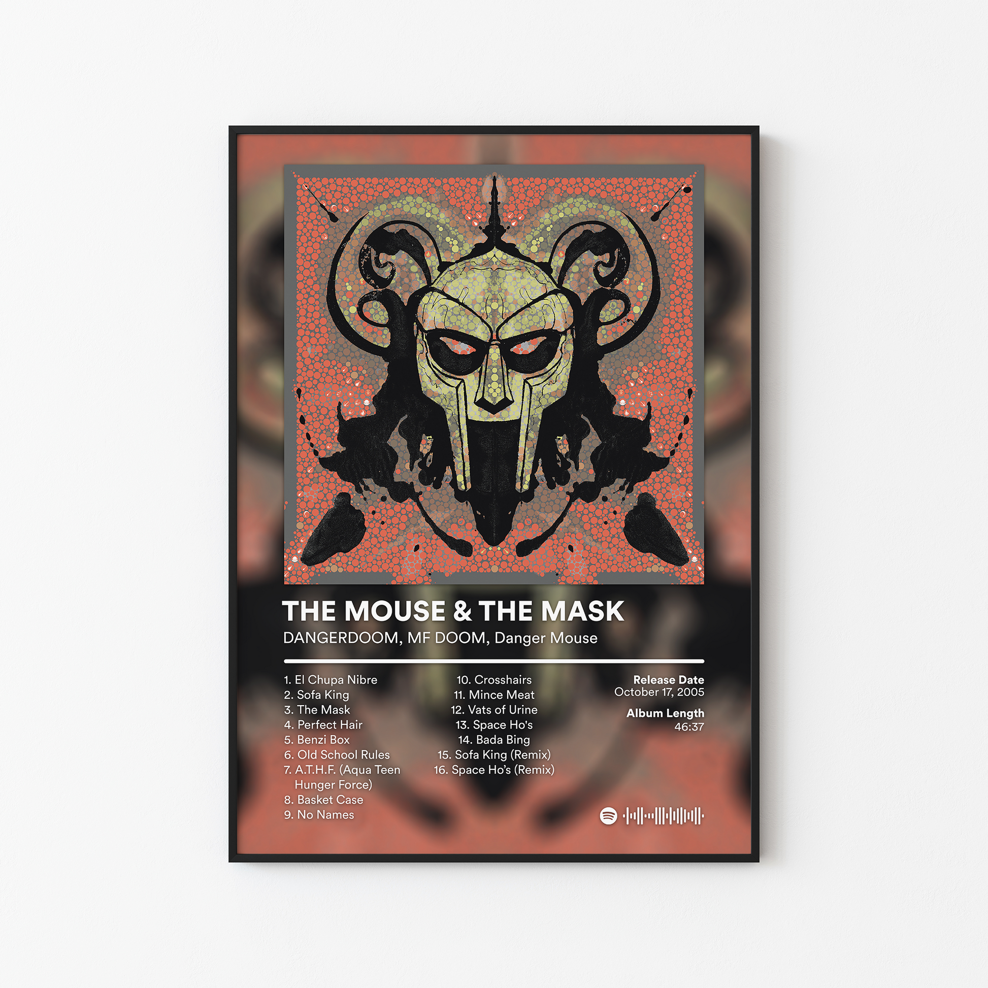 MF DOOM THE MOUSE AND THE MASK Album Poster