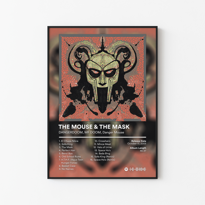 MF DOOM THE MOUSE AND THE MASK Album Poster