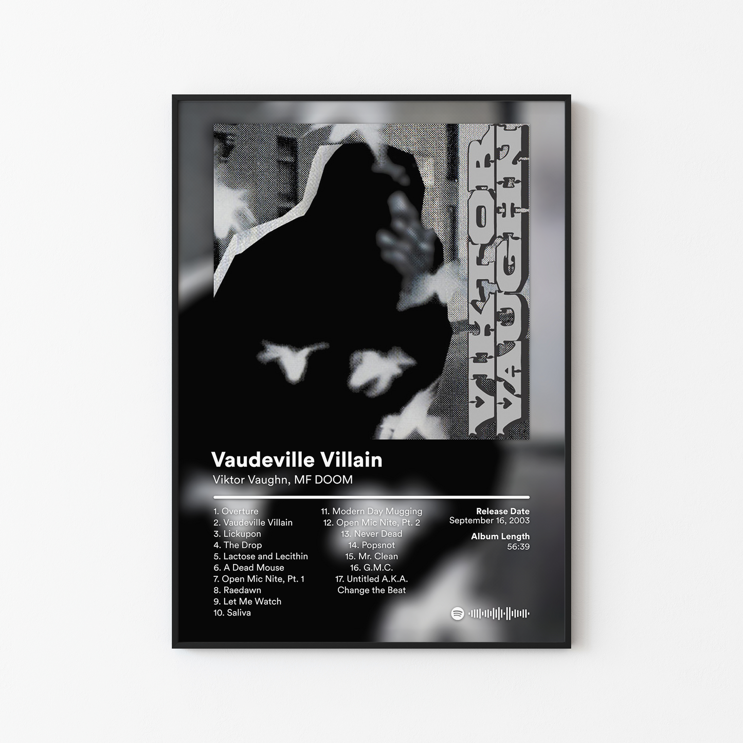 MF DOOM Vaudeville Villain Album Poster
