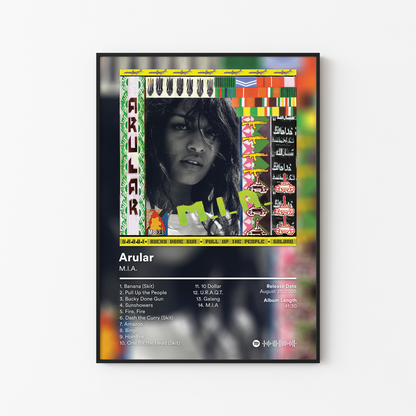 MIA Arular Album Poster