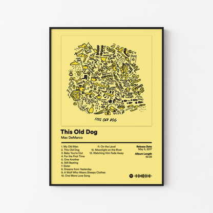 Mac DeMarco This Old Dog Album Poster