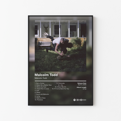 Malcolm Todd Album Poster
