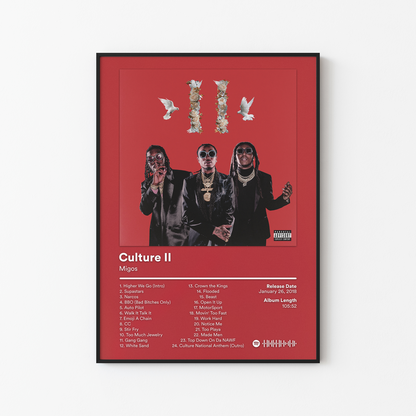 Migos Culture 2 Album Poster