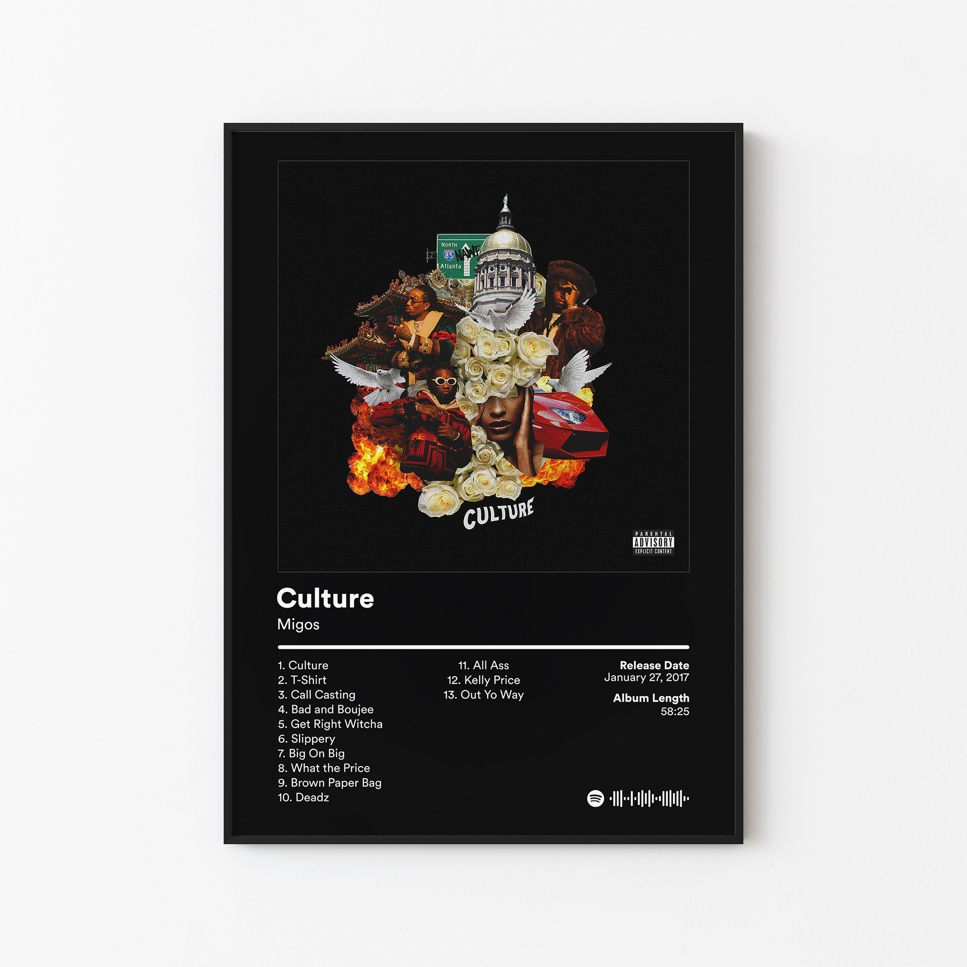 Migos Culture Album Poster