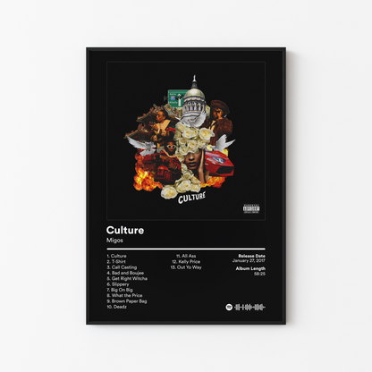 Migos Culture Album Poster