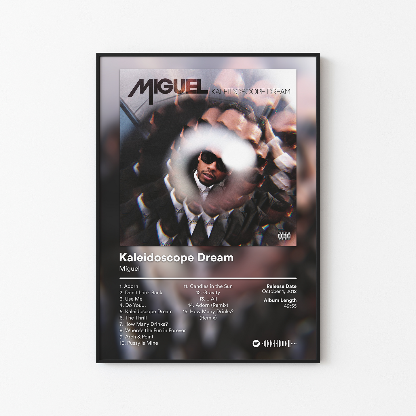 Miguel Kaleidoscope Dream Album Poster