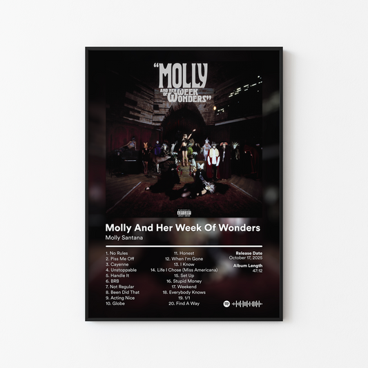 Molly Santana Molly And Her Week Of Wonders Album Poster