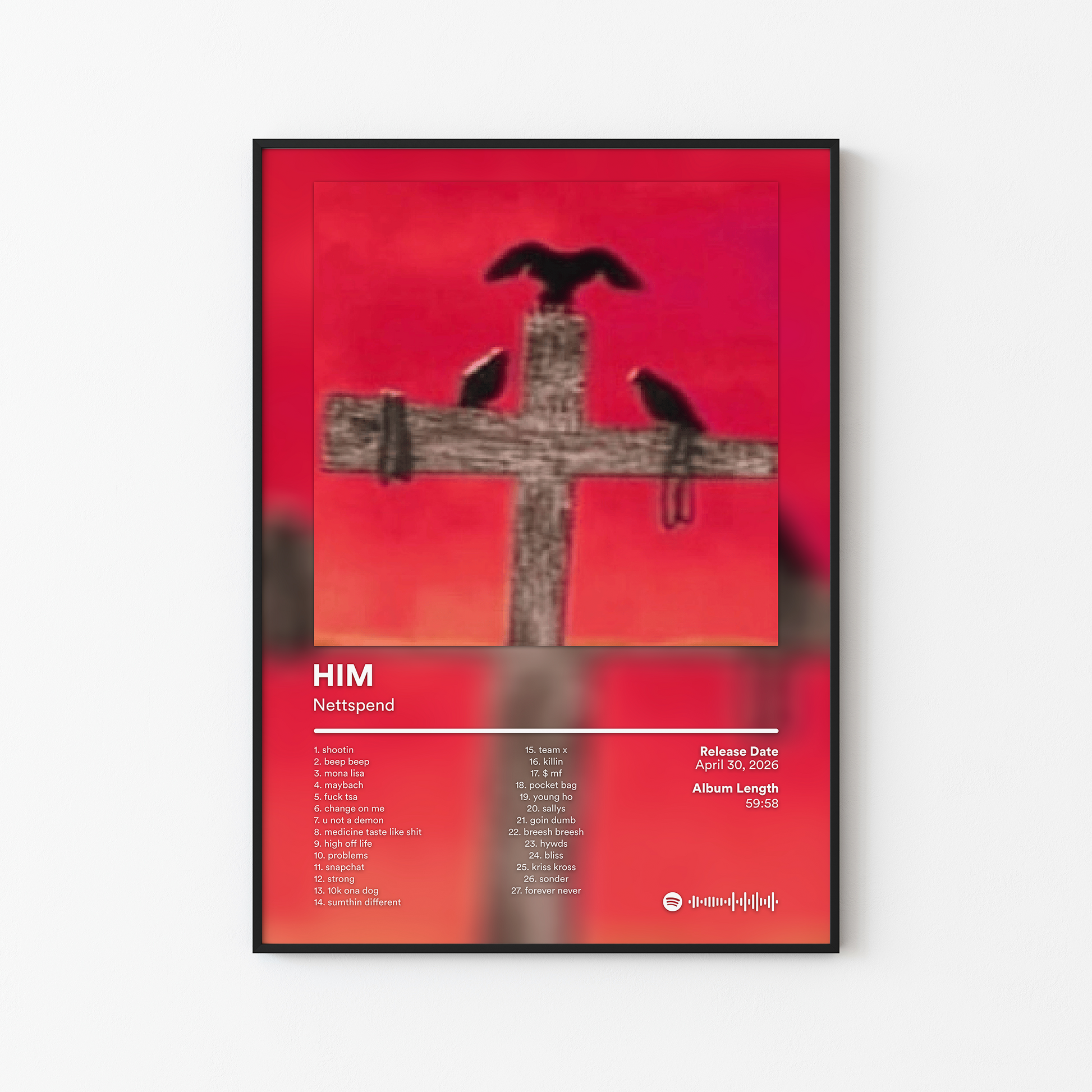 Nettspend HIM Album Poster