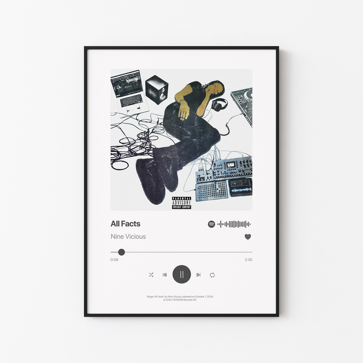 Nine Vicious All Facts Poster – Radial Posters