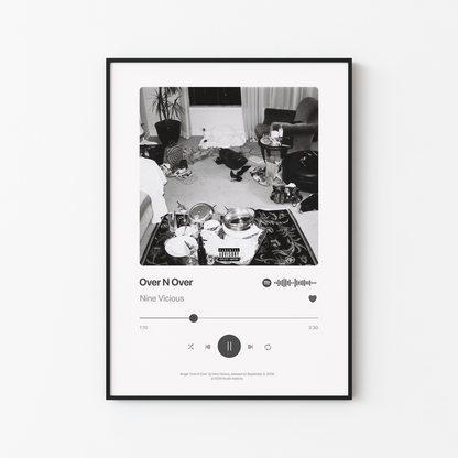 Nine Vicious Over N Over Poster