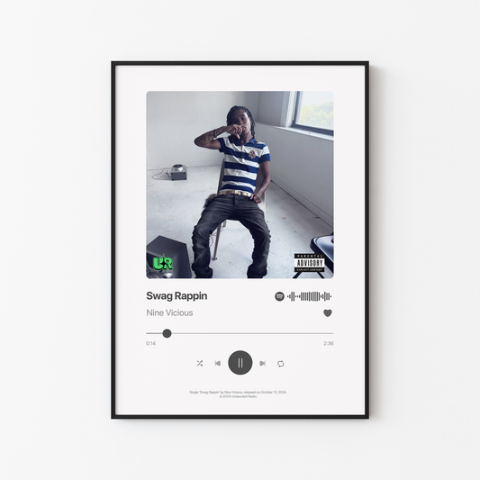 Nine Vicious Swag Rappin Poster