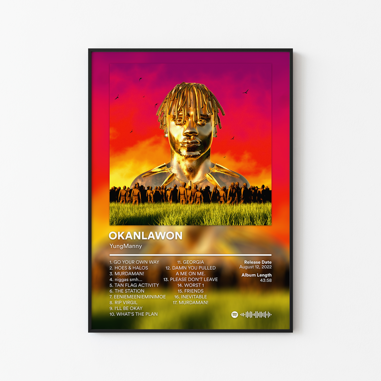 YungManny OKANLAWON Album Poster