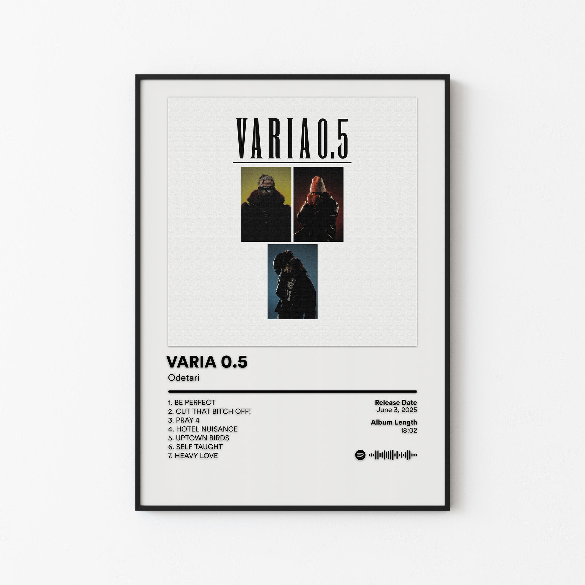 Odetari VARIA 0.5 Album Poster