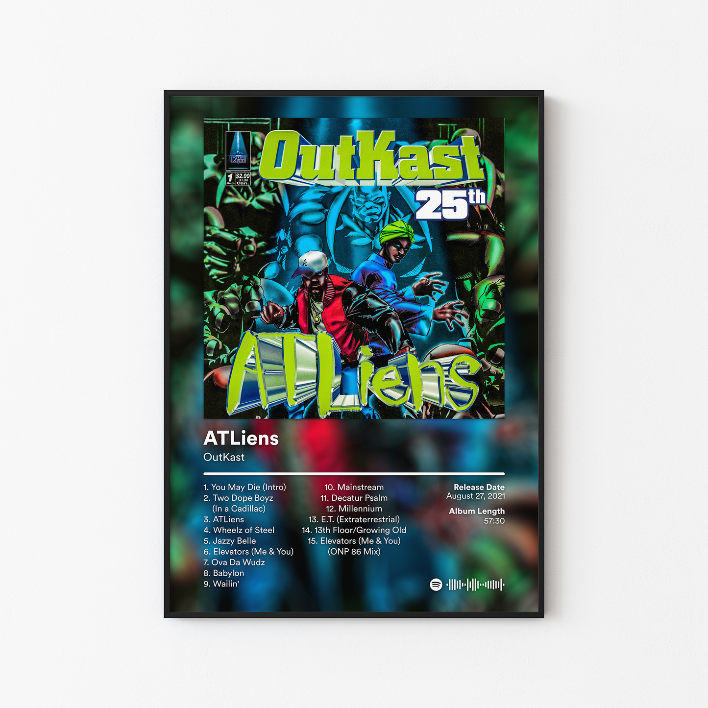 Outkast ATLiens Album Poster