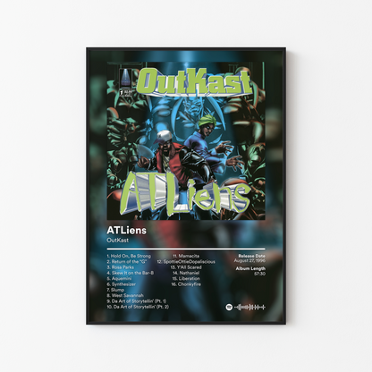 Outkast ATLiens Album Poster