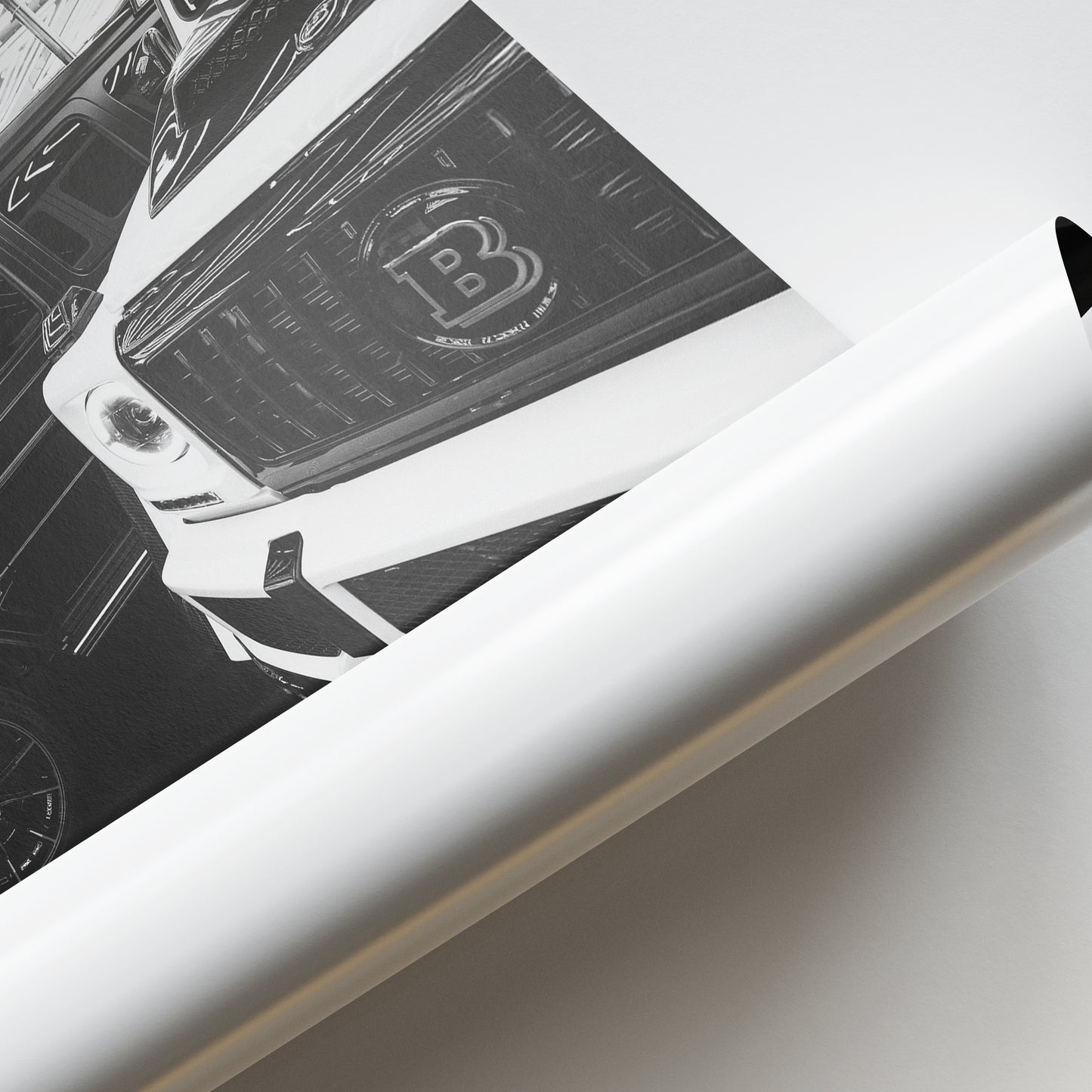 Aesthetic Prada Milano Car Poster