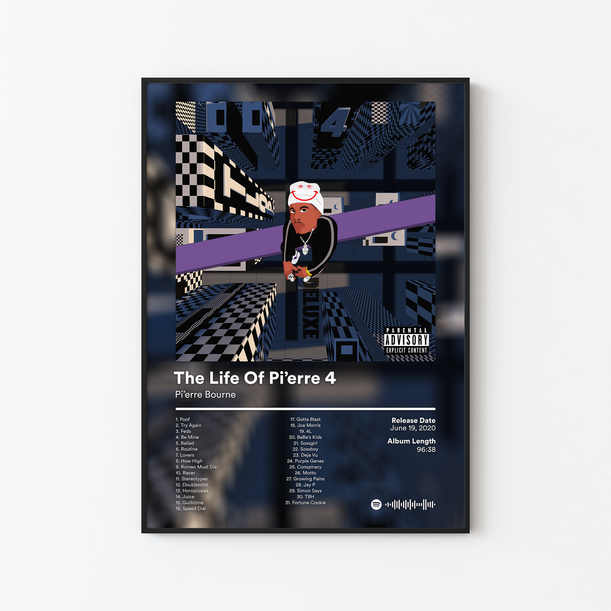 Pierre Bourne The Life Of Pierre 4 Deluxe Album Poster