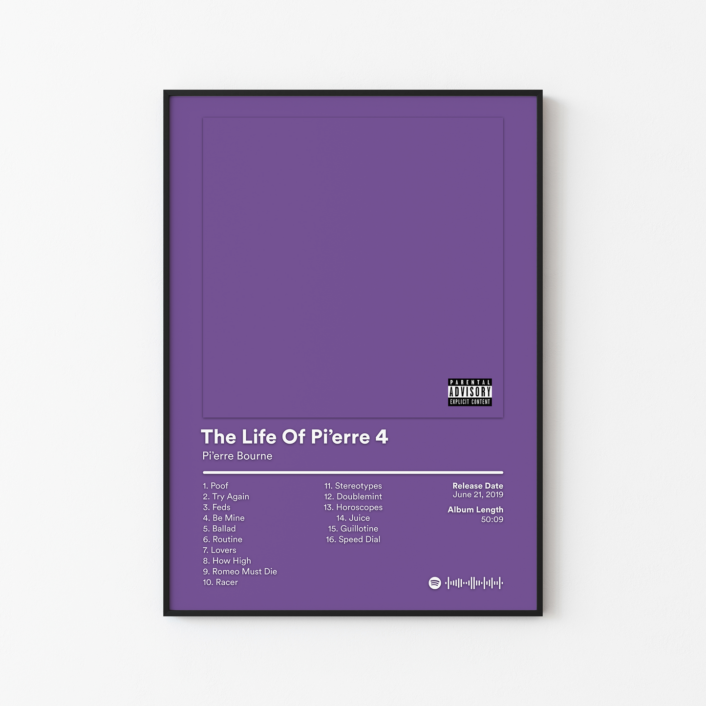 Pierre Bourne The Life Of Pierre 4 Album Poster