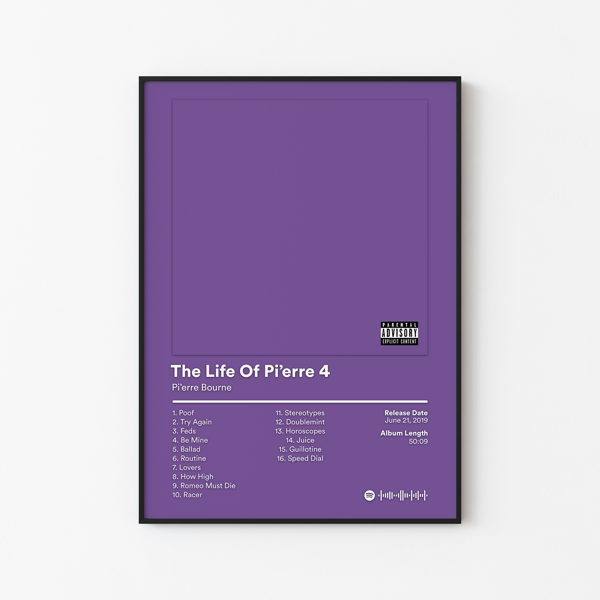 Pierre Bourne The Life Of Pierre 4 Album Poster