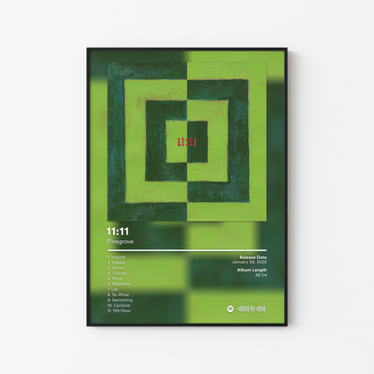 Pinegrove 1111 Album Poster