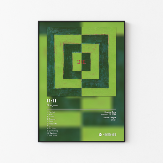 Pinegrove 1111 Album Poster