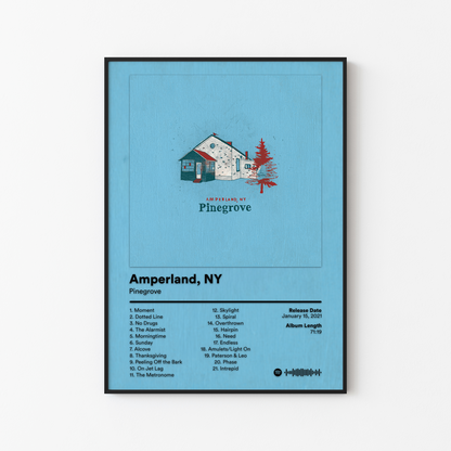 Pinegrove Amperland NY Album Poster