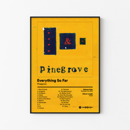 Pinegrove Everything So Far Album Poster