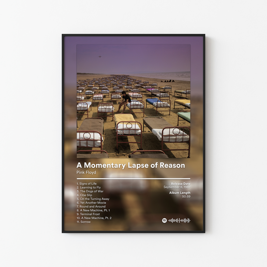 Pink Floyd A Momentary Lapse of Reason Album Poster