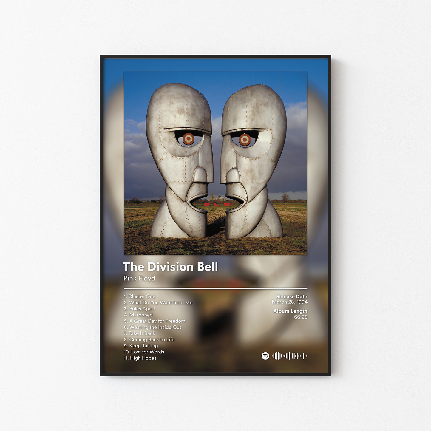 Pink Floyd The Division Bell Album Poster