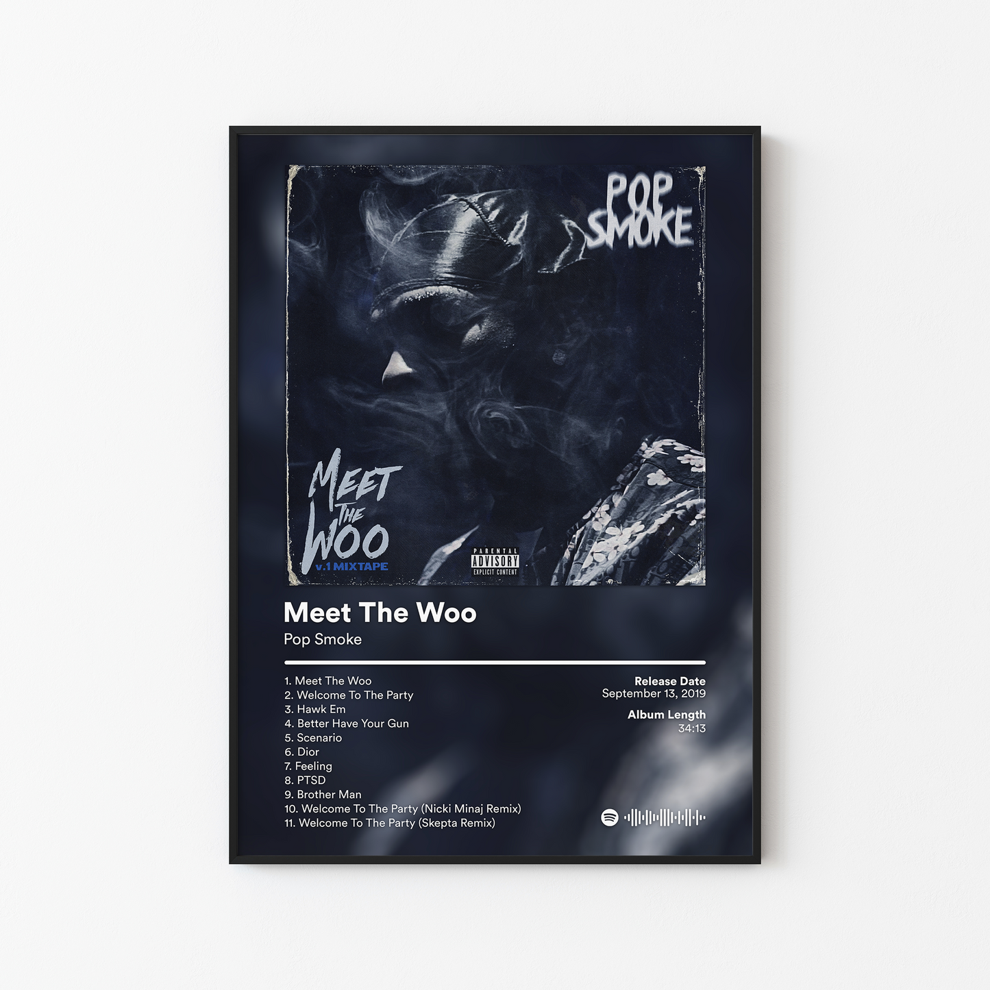 Pop Smoke Meet The Woo Album Poster