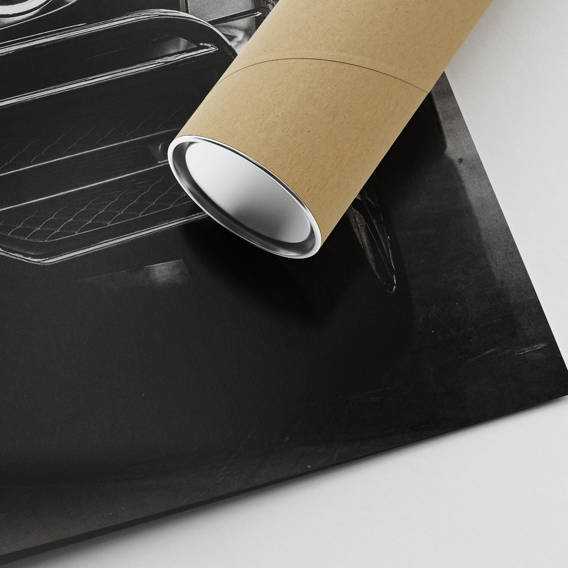 Aesthetic Prada Milano Car Poster