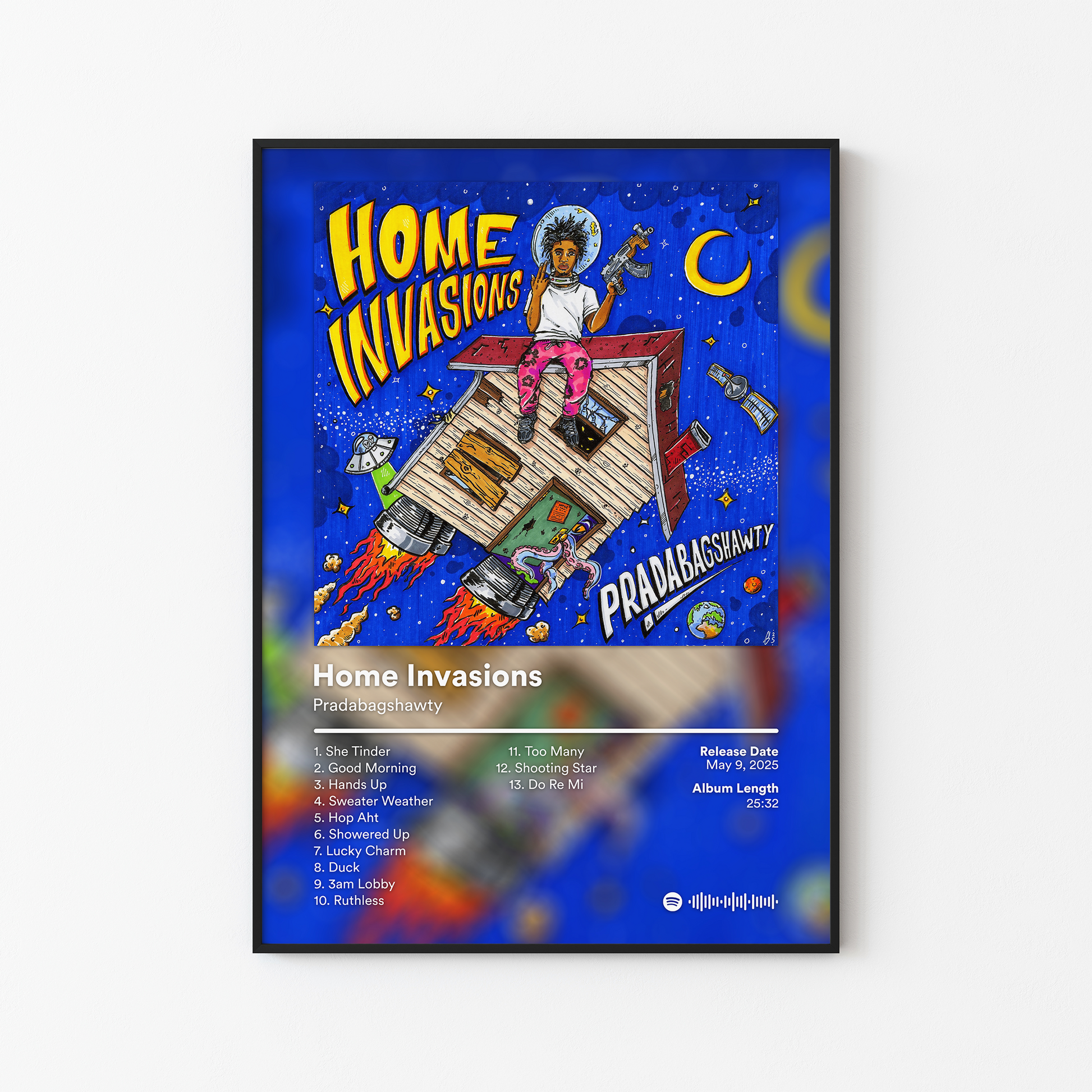 Pradabagshawty Home Invasions Album Poster