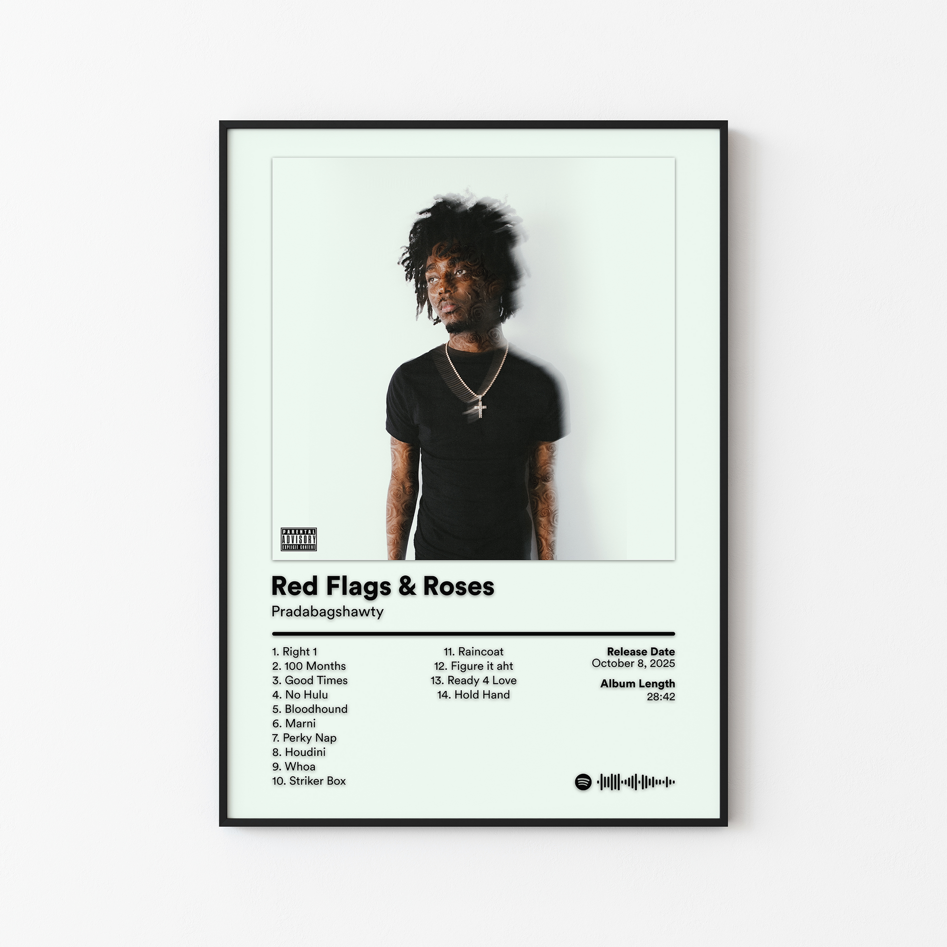 Pradabagshawty Red Flags and Roses Album Poster