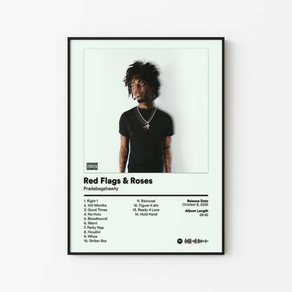 Pradabagshawty Red Flags and Roses Album Poster
