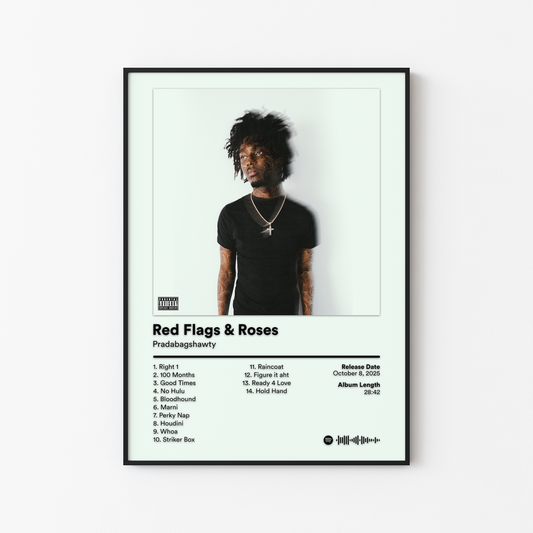 Pradabagshawty Red Flags and Roses Album Poster
