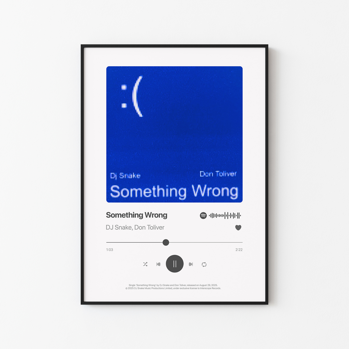 DJ Snake and Don Toliver Something Wrong Poster