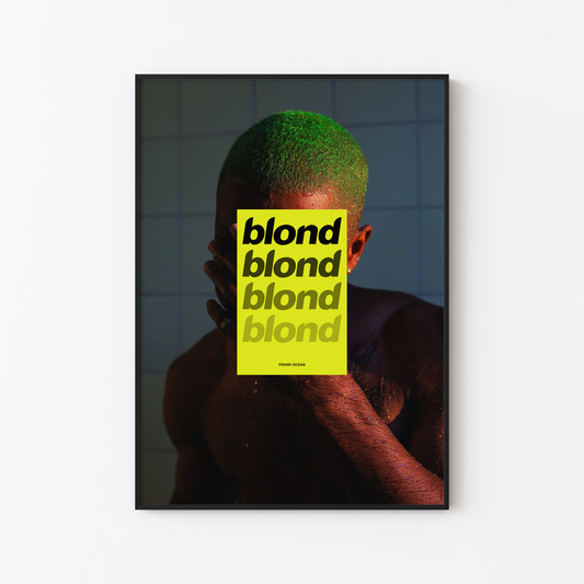 Frank Ocean Blonde Art Poster