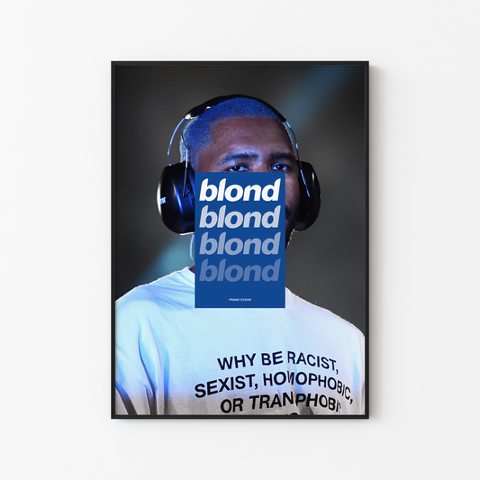 Frank Ocean Blonde Art Poster