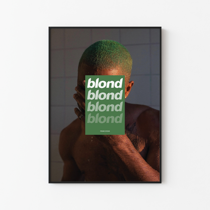 Frank Ocean Blonde Poster