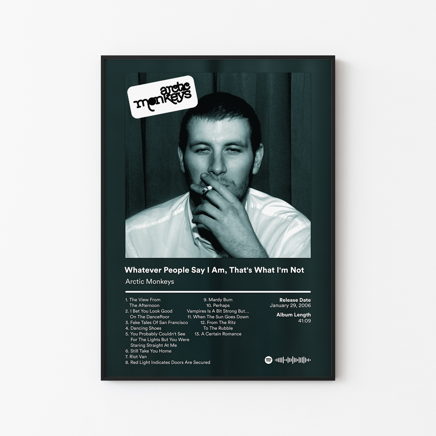 Arctic Monkeys Whatever People Say I Am Thats What Im Not Album Poster