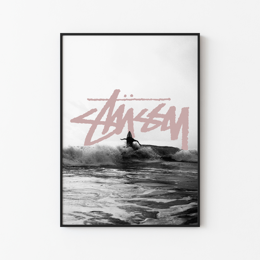 Surf Stüssy Poster