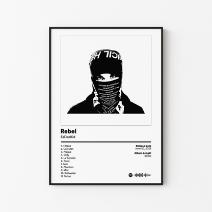 EsDeeKid Rebel Album Poster