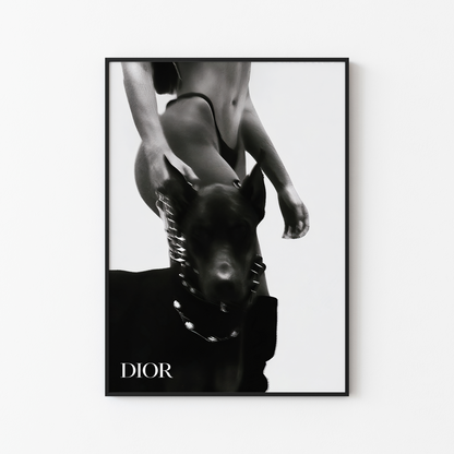 Dior Dobermann Poster