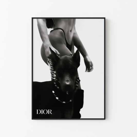 Dior Dobermann Poster