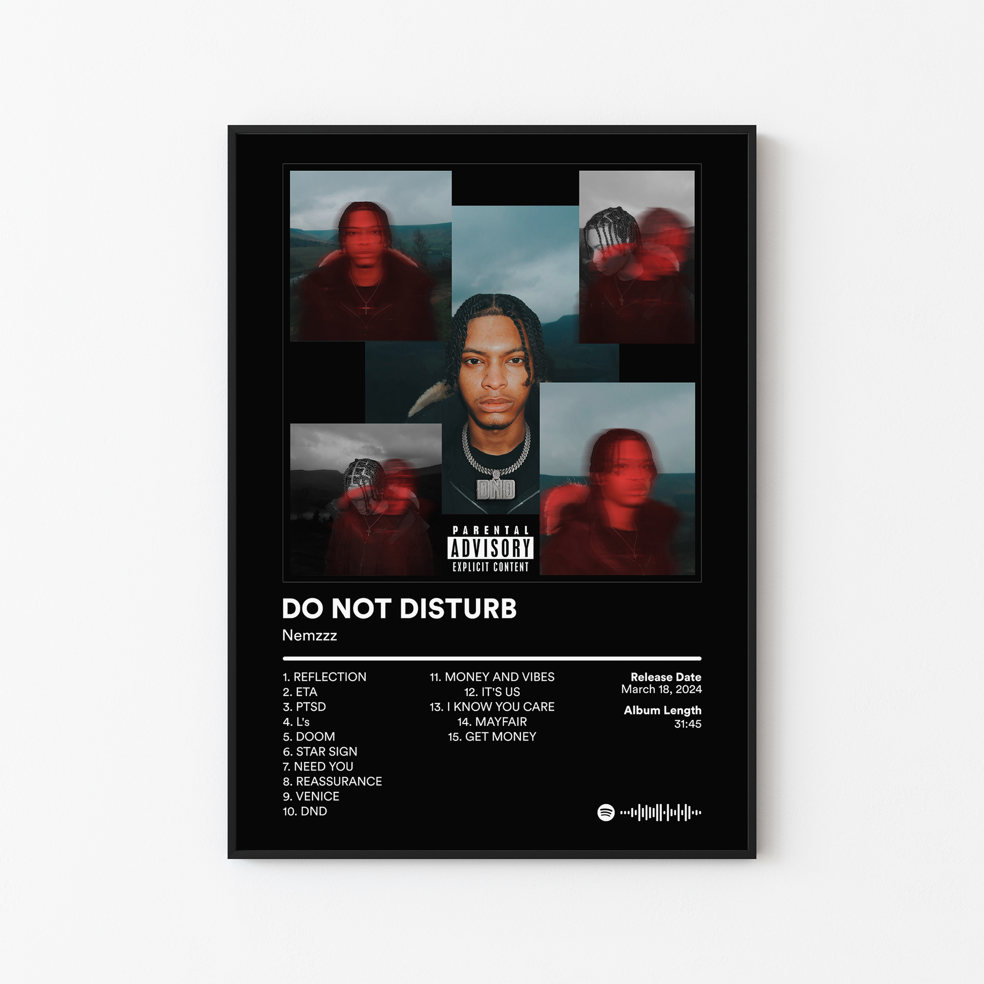 Nemzzz DO NOT DISTURB Album Poster