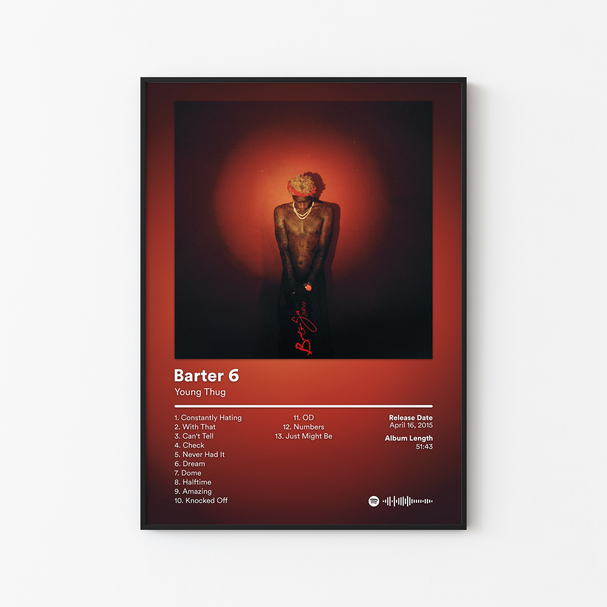 Young Thug Barter 6 Album Poster