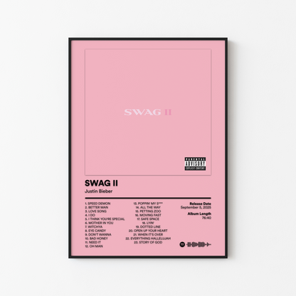 Justin Bieber Album Posters