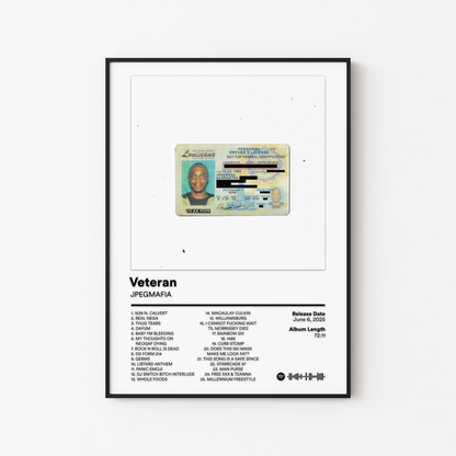 JPEGMAFIA Veteran Directors Cut Album Poster