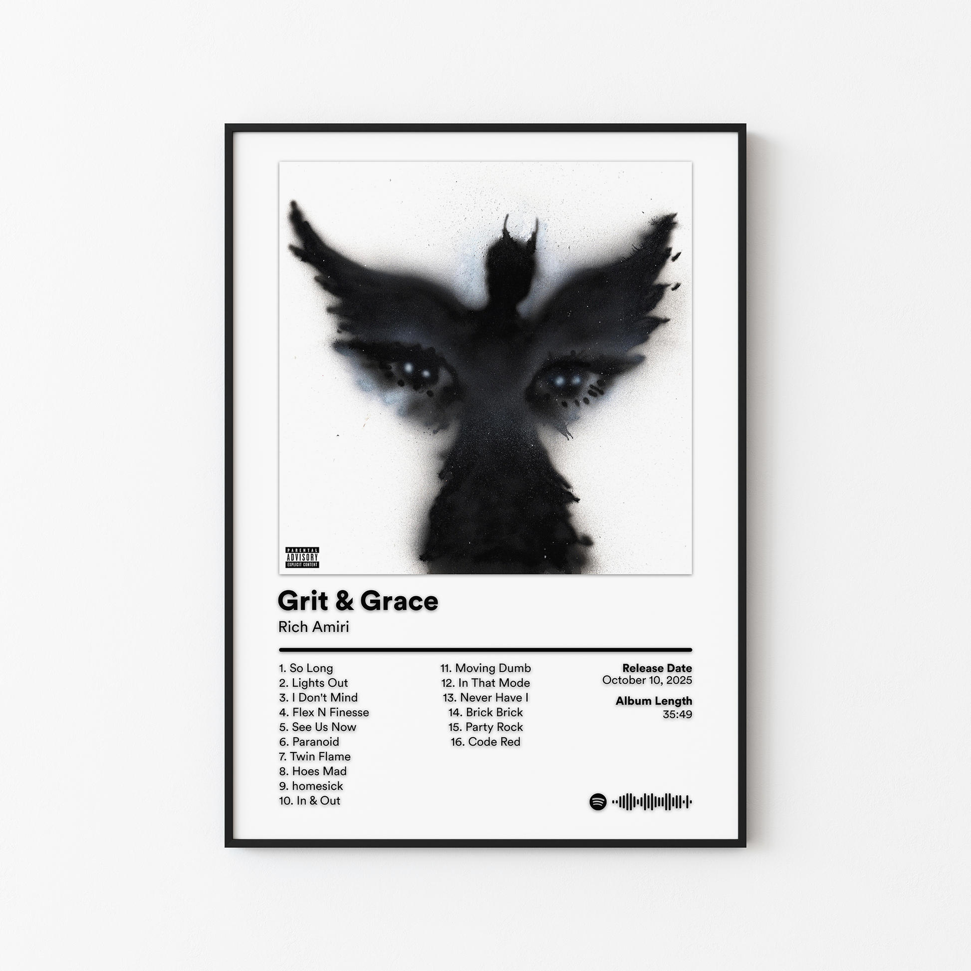 Rich Amiri Grit and Grace Album Poster